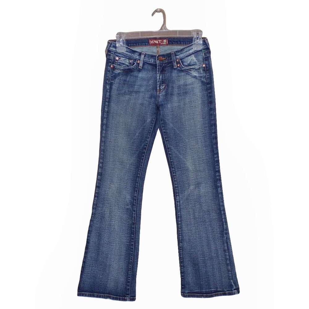 NWOT Hint Embellished Pocket Bootcut Jeans